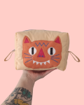 Big toiletry bag - crazy cat