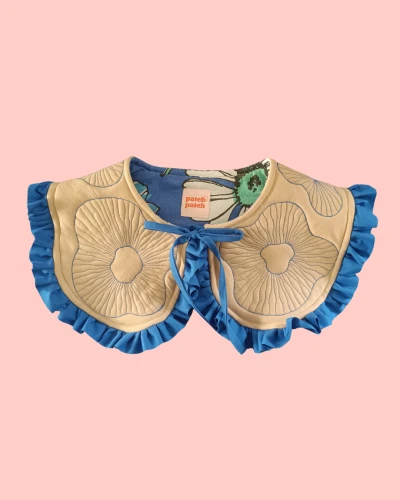 Kołnierzyk z autorskim wzorem meduz