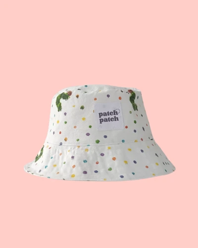 Dziecięcy bucket hat w bardzo głodną gąsienicę 