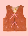 Quilted vest - ginkgo - S