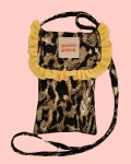 Smart Phone Bag - snake's skin with a ruffle 