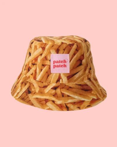 EDYCJA LIMITOWANA: Dziecięcy bucket hat we wzór frytek