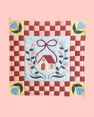 Dekoracja ścienna - dom - 60 x 60 cm