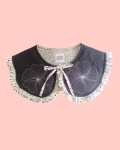 Detachable collar - flowers