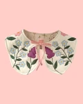 Detachable collar - flowers 