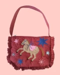 Quilted zipper bag - horse