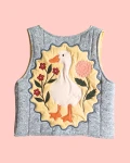 Quilted vest - goose - size M