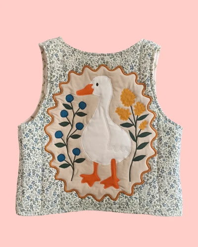 Quilted vest - goose - size M